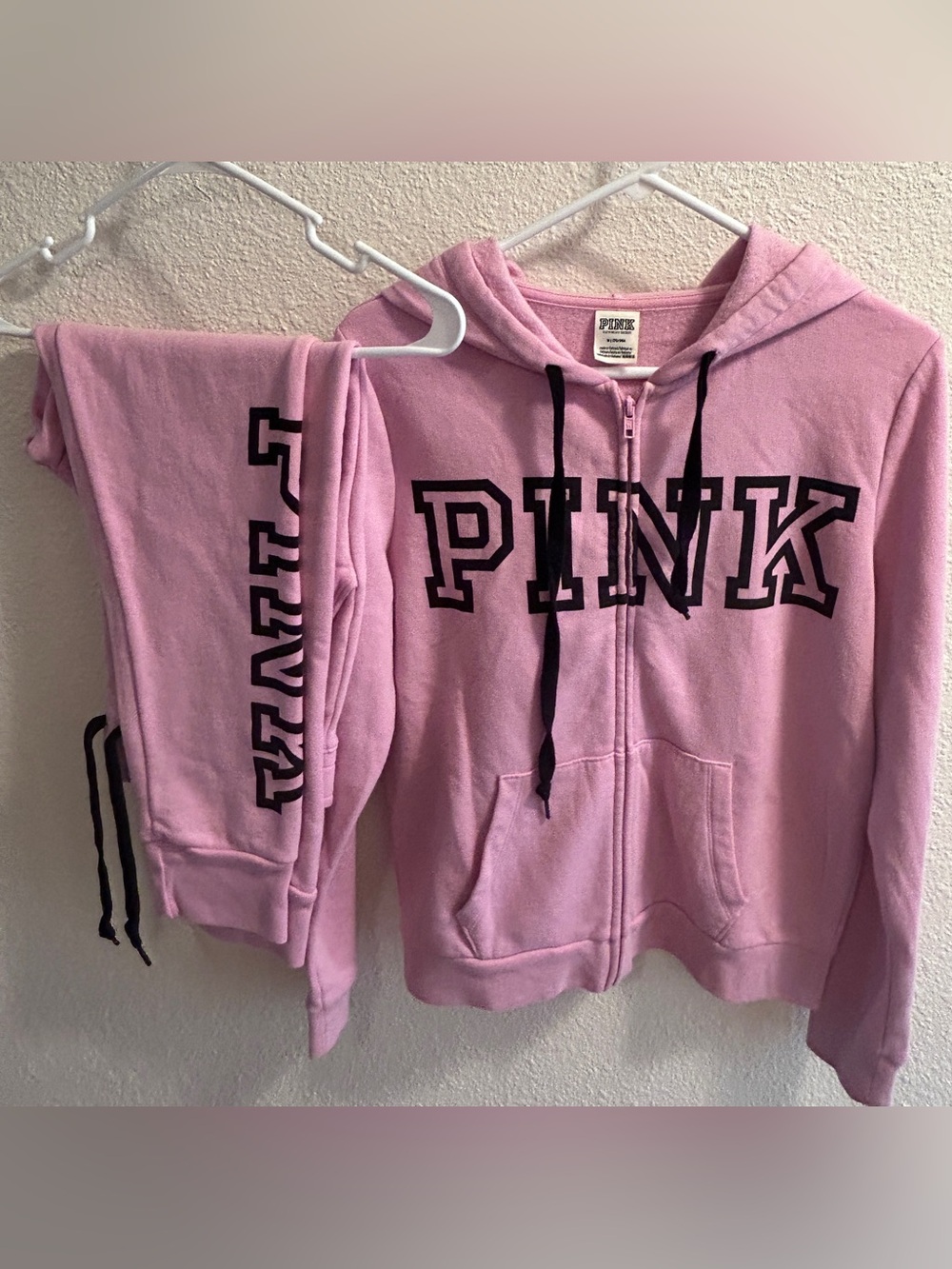 Victoria's Secret PINK Light Pink Zip-Up Srt